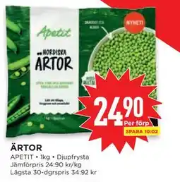 Willys ÄRTOR erbjuda
