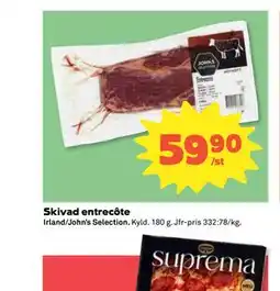 Coop Daglivs Skivad entrecôte erbjuda
