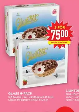 Willys Hemma GLASS 6-PACK erbjuda