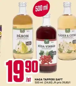 ÖoB HAGA TAPPERI SAFT erbjuda