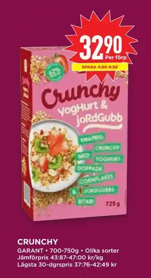 Willys Hemma CRUNCHY erbjuda