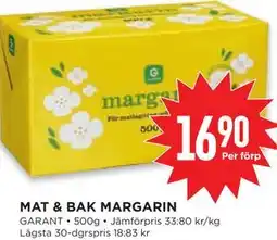 Willys MAT & BAK MARGARIN erbjuda