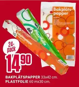 ÖoB BAKPLÅTSPAPPER erbjuda