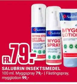 ÖoB SALUBRIN INSEKTSMEDEL erbjuda