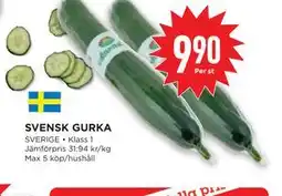 Willys Hemma SVENSK GURKA erbjuda
