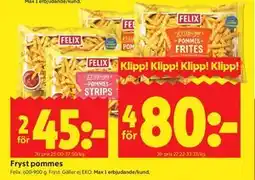 ICA Kvantum Fryst pommes erbjuda