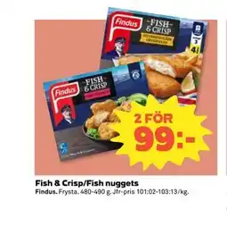 Coop Daglivs Fish & Crisp/Fish nuggets erbjuda