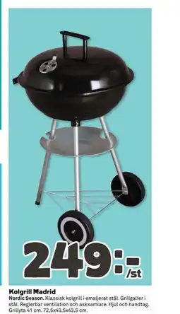 Coop Daglivs Kolgrill Madrid erbjuda