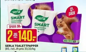 ÖoB SERLA TOALETTPAPPER erbjuda