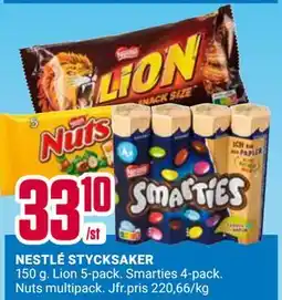 ÖoB NESTLÉ STYCKSAKER erbjuda
