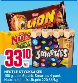 ÖoB NESTLÉ STYCKSAKER erbjuda