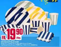 ÖoB ENGÅNGSARTIKLAR RAND erbjuda
