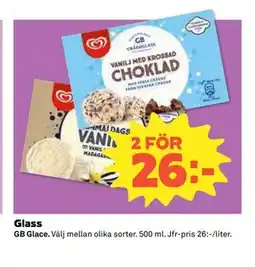 Coop Daglivs Glass erbjuda
