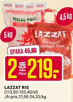 ÖoB LAZZAT RIS erbjuda