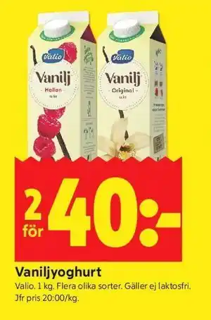 ICA Kvantum Vaniljyoghurt erbjuda