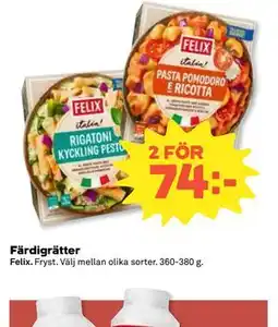 Coop Daglivs Färdigrätter erbjuda
