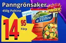 Supergrossen Panngrönsaker erbjuda