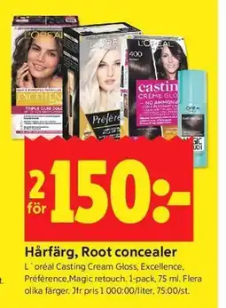 ICA Kvantum Hårfärg, Root concealer erbjuda