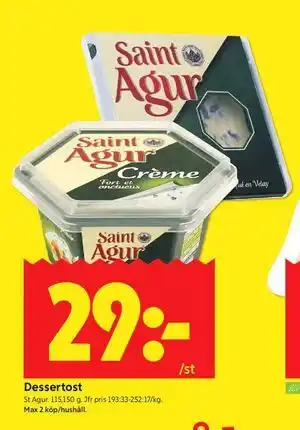 ICA Kvantum Dessertost erbjuda
