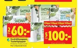 ICA Kvantum Hushållspapper, Toalettpapper erbjuda
