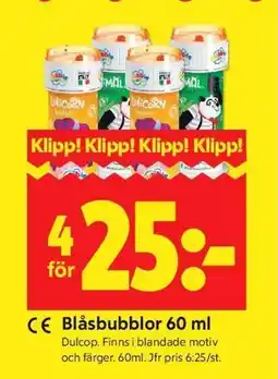 ICA Kvantum Blåsbubblor 60 ml erbjuda