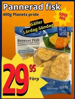 Supergrossen Pannerad fisk erbjuda