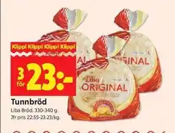 ICA Kvantum Tunnbröd erbjuda