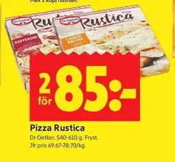 ICA Kvantum Pizza Rustica erbjuda