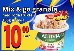 Supergrossen Mix & go granola erbjuda