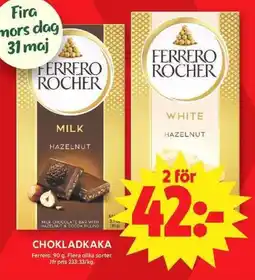 ICA Maxi Ferrero Chokladkaka erbjuda
