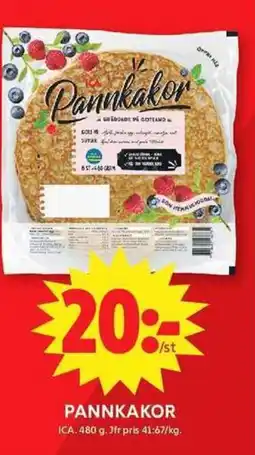 ICA Maxi ICA Pannkakor erbjuda