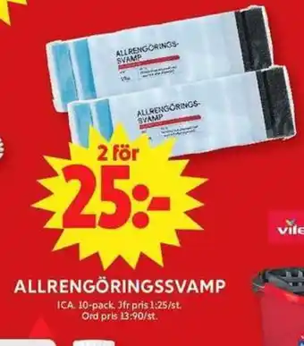 ICA Maxi ICA Allrengöringssvamp erbjuda