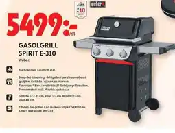 ICA Maxi Weber Gasolgrill SPIRIT E-310 erbjuda