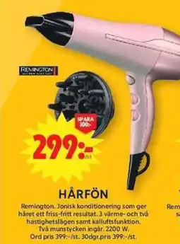 ICA Maxi Remington Hårfön erbjuda
