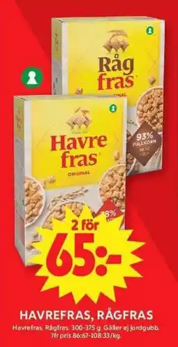 ICA Maxi Havrefras, rågfras erbjuda