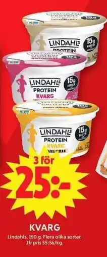 ICA Maxi Lindahls Kvarg erbjuda