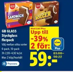 Lidl GB GLASS Styckglass flerpack erbjuda