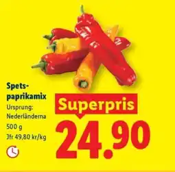 Lidl Spets- paprikamix erbjuda