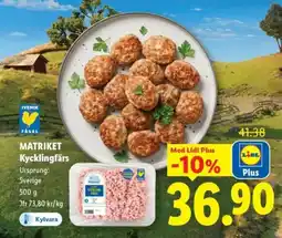 Lidl MATRIKET Kycklingfärs erbjuda