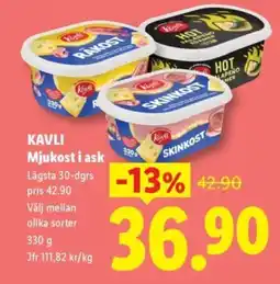 Lidl KAVLI Mjukost i ask erbjuda