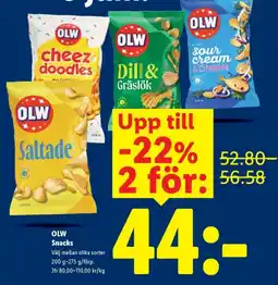 Lidl OLW Snacks erbjuda