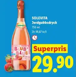 Lidl SOLEVITA Jordgubbsdryck erbjuda