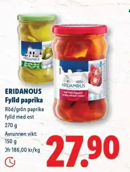 Lidl ERIDANOUS Fylld paprika erbjuda