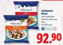 Lidl ERIDANOUS Bifteki erbjuda