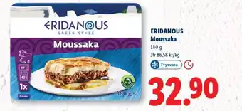 Lidl ERIDANOUS Moussaka erbjuda