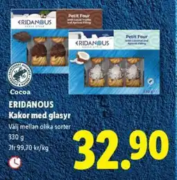 Lidl ERIDANOUS Kakor med glasyr erbjuda