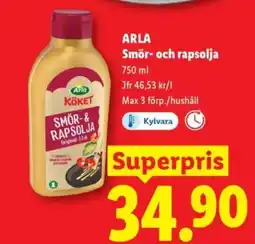 Lidl ARLA Smör- och rapsolja erbjuda