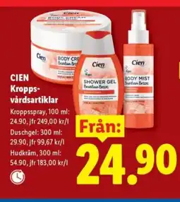 Lidl CIEN Kropps- vårdsartiklar erbjuda