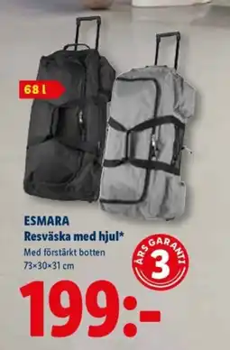 Lidl ESMARA Resväska med hjul erbjuda