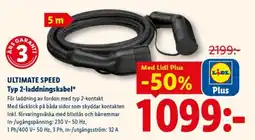 Lidl ULTIMATE SPEED Typ 2-laddningskabel erbjuda